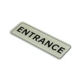 thumbnail image 3 of Unique Bargains 6'x2' ENTRANCE Sign Acrylic Self Adhesive Door Sticker Wall Sign Silver, 3 of 5