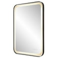 thumbnail image 7 of Uttermost Crofton Lighted Black Vanity Mirror 09861, 7 of 7