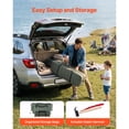 thumbnail image 6 of KFFKFF Canvas Bell Tent, 4-Season 13.12 ft Yurt Tent for Camping with Stove Jack, Breathable Canvas for 4 People, Detachable Zipped Floor, Ideal for Family Camping, Glamping, Outdoor Events, 6 of 9