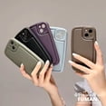 thumbnail image 3 of Compatible Con Samsung Galaxy S23 Ultra S23 Plus S23 + S22 S21 Funda Para Teléfono Simple Piel Sensación De Negocios AirBag Esmerilado Mate Forma De Jabón Pareja Cubierta Trasera Móvil, 3 of 4