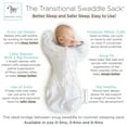 thumbnail image 5 of Amazing Baby Transitional Swaddle Sack with Arms Up Half-Length Sleeves and Mitten Cuffs, Better Sleep for Baby Boy & Baby Girl, Sterling Confetti, Medium, 3-6 Mo, 14-21 lbs, 5 of 9