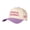 Purple, variant on American Sweetheart Embroidered Patchwork Trucker Cap | Adjustable Unisex Snapback, Retro Americana Essential