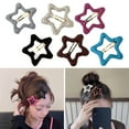 thumbnail image 4 of SIEYIO Y2k Hollow Star Shaped Hairpins Cute Hair Clips Fashion Hairpins Hair Accessory, 4 of 20