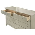 thumbnail image 3 of Contemporary Home Living 10-Drawer Wooden Double Dresser - 58" - Silver Champagne, 3 of 6