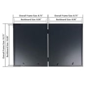 Studio Decor Simply Essentials 5 x 7 Black Hinged Frame with Mat