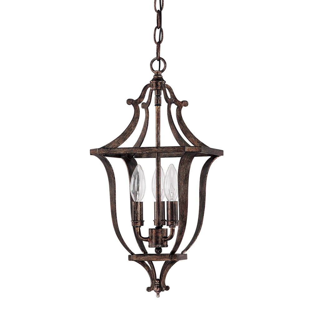 Capital Lighting Corday Rustic 3 Light Foyer Fixture