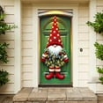 thumbnail image 4 of Christmas Door Cover Decoration Merry Christmas Door Hanging Banner Backdrop with Red Hat Door Cover Photography Background Winter Xmas New Year Decor(C), 4 of 5