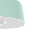 thumbnail image 4 of Hunter - Cranbrook 1-light Mint, Medium Size Flush Mount Light, Dimmable, Modern Style, Bell Shaped, for Bedrooms, Dining, Living Rooms - 19171, 4 of 7