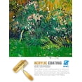 thumbnail image 4 of HFDF The Poet's Garden (1888). Van Gogh Art Reproduction. Gicless Canvas Print Landscape Wall Art. 10x8inch Framed, 4 of 5