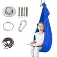 thumbnail image 3 of TNOBHG Swivel Hanger Kit Sensory Therapy Swing Hammock Double Layer Fabric 300lbs Load-bearing Capacity 360-degree Rotating Indoor Outdoor Swing, 3 of 8