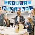 thumbnail image 6 of JHGoosa Father's Day Decorations Pull Flag Party Decorations Pull Flag Paper Flower Balloon Set Happy Dad's Day, 6 of 6