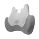thumbnail image 3 of Almohada de apoyo lumbar, almohada de espuma viscoelástica para automóvil, almohada ergonómica para la cintura, cojín para respaldo de silla para gris claro, 3 of 9