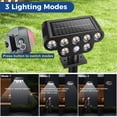thumbnail image 5 of 2 Pack Solar Spotlights Outdoor Waterproof, 850LM Adjustable Solar Spot Lights, Solar Garden Landscape Lights with 3 Modes, Outdoor Solar Lights for Yard Pathway Garden House, 5 of 7