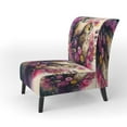 thumbnail image 3 of Designart « Adorables Hiboux parmi les Fleurs I » Fauteuil d'Appoint Rembourré Hibou Multicolore - Fauteuil Moderne pour Chambre, 3 of 7