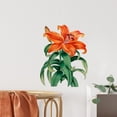 thumbnail image 5 of Lily Flower Decals Vinyl Peel and Stick Living Room Wall Stickers Bedroom Dining Room Background Decor 14.5"x11.5", 5 of 6