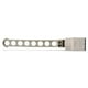 thumbnail image 5 of Toystoory Tendedero de ropa Soportes de fijador Accesorio de fijación para el hogar Percha seca de 8 orificios Perchas colgantes Perchas de ropa Gris Gris 2piezas Toystoory CBP092994, 5 of 6