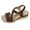 1-Coffee, variant on Espadrilles Wedge Sandals for Women Open Toe Wide Width Casual Slide Shoes Platform Buckles Sandal Ankle Strap Open Toe Sandal Grey Size 9