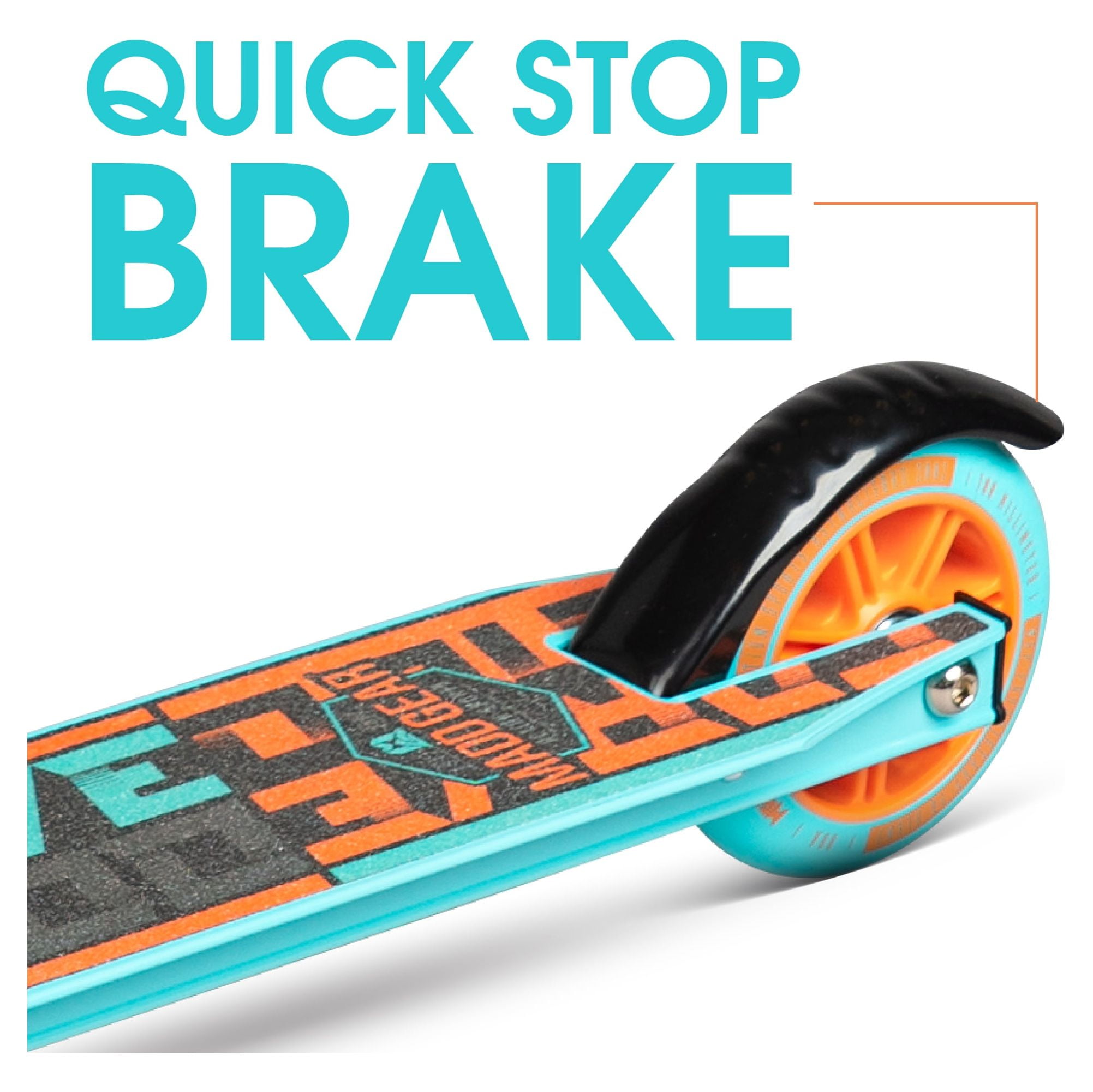 Madd Gear Carve 100 Folding Kids Inline Kick Scooter - Lightweight Height Adjustable 3 Yrs + Fully Assembled & Ready-to-Ride