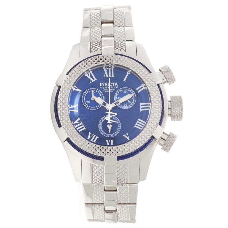 Invicta 27185 Bolt Speedway Ladies Chronograph Blue Dial Silver Watch - 40mm Fossil silver speedway - Gem main image 4