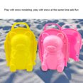 thumbnail image 3 of Fabricante De Muñecos De Nieve Dibujos animados 3D oso muñeco de nieve fabricante juguete niños invierno al aire libre molde de arena al azar, 3 of 7