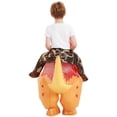 thumbnail image 4 of COMIN Kids Dinosaur Inflatable Costume Riding on Dinosaur Costume, Funny Child Inflatable Costume for Boys Girls Party Cosplay, 4 of 7