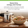 thumbnail image 6 of Open Box PRESTO 01264 6-Quart Aluminum Pressure Cooker, 6 of 11
