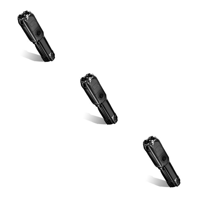 Yuarrent Linterna LED USB recargable potente brillo antorcha ajustable 3 modos ABS lámpara exterior interior hogar para escalada Type2 NO2 Yuarrent CBP190409