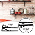thumbnail image 3 of JINGT Heavy Duty Metal DIY Collapsible Shelf Hinge Etrack Accessories for Work Bench, 3 of 4
