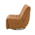 thumbnail image 7 of Acme Furniture Talmon Glider Recliner with Swivel, Orange Synthetic Leather, Location: Indoor, 7 of 7