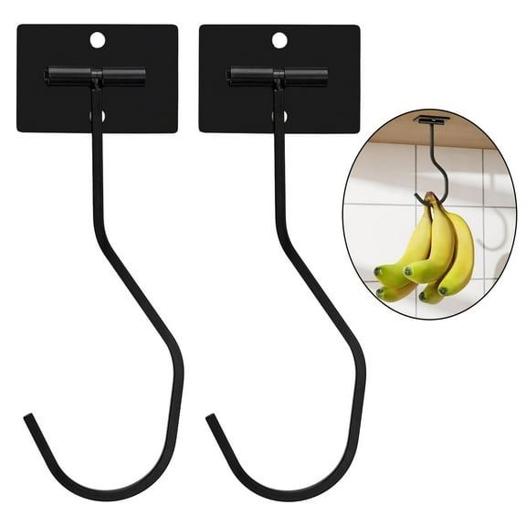 Banana Hook Banana Hook Under Cabinet Self Adhesive Foldable Banana Hanger To Keep Bananas Fresh Clearance on Sale Hook A, Household Hook Plertrvy