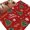 Red Green, variant on Large Area Rugs for Living Room Bedroom, Christmas 6'x9' Rug Washable Carpet Runner Indoor Outdoor, Pine Tree Gold White Snowflake Red Black Plaid Non Slip Floor Mats Rug for Kitchen, Playroom