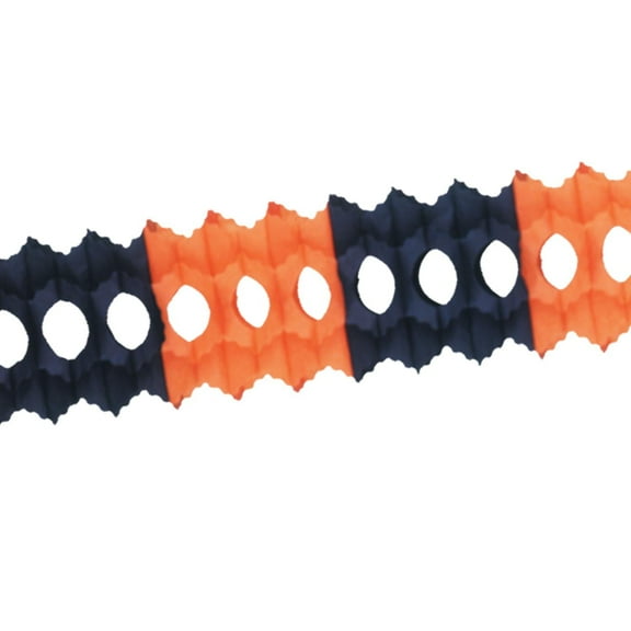 12 Pack Beistle Halloween Packaged Arcade Garland - orange/black