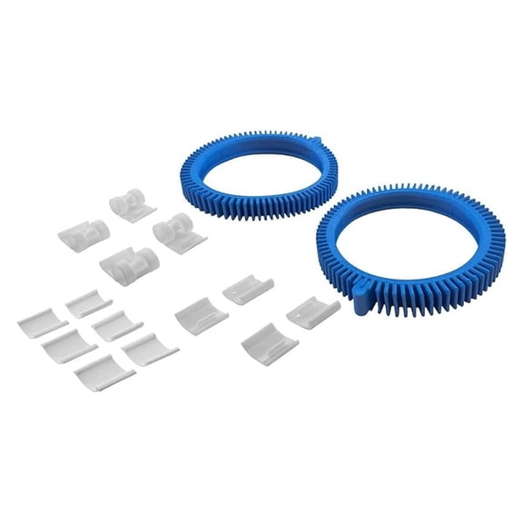 2-Wheel Pool Cleaner Rebuild Kit - White/Blue 896584000-426 - Replacement Tune-Up Kit for 2 Wheel Pool Cleaners - Pool Maintenance & Repair Parts
