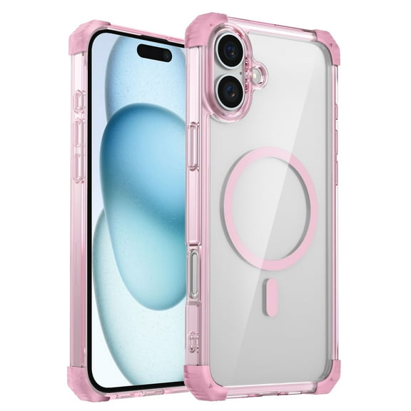 Vivid Hybrid Case with MagSafe for iPhone 16 Plus - Pink