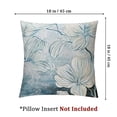 thumbnail image 4 of nygtbtfer Flower Art Daisy Flower Illustration Cute Blue Flower Pillow Covers Pillowcases Home Decor Bed Couch Sofa Office Living Room Cushion  White, 4 of 7