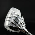 thumbnail image 5 of Motorcycle Skull Skeleton Hand Rearview Side Mirrors 8mm Thread For Suzuki Honda, 5 of 10