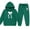 Dark Green#9527, variant on BOOMNY Girls Outfit 2 Peice Sets Graphic Long Sleeve Tops Pants Sets for Kids Soft Clothing Set