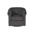 thumbnail image 4 of Powell Grandee Velvet Club Chair with Swivel, Gray, 4 of 10