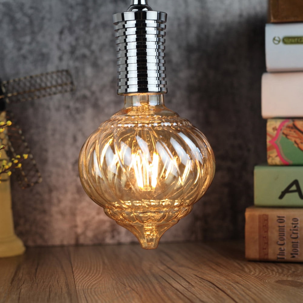 TIANFAN G40 Big Edsion Led Bulb Specail Shaped Lantern Light Bulb 4W 2500Kelvin 40W Equal E26 Decorative Light Bulbs