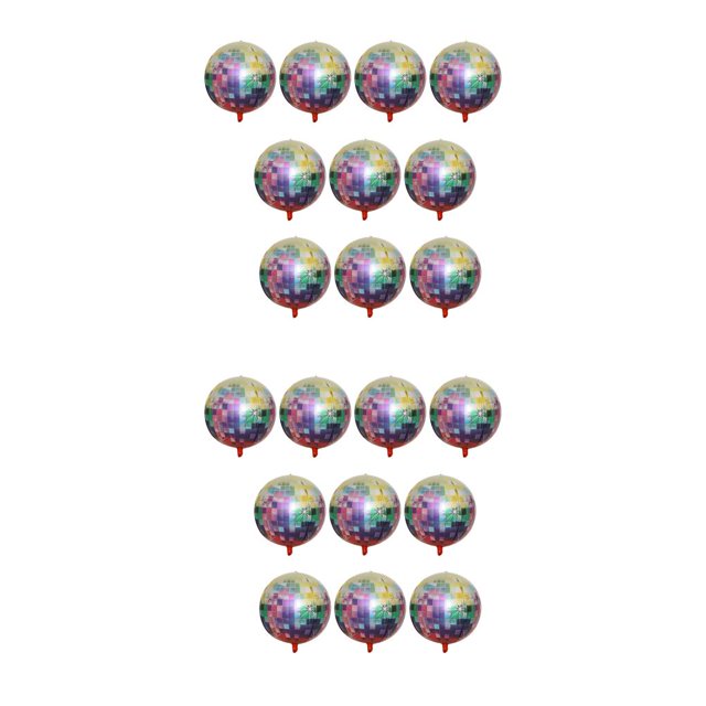 jesticaly 10 Pieces Round Balloons 4D Stereo House Balloon Room Decorations Kit 22 Inch Atmosphere Arrangement Photo Props Colorful 2Set