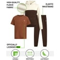 thumbnail image 2 of RBX Boys Activewear Set - 3 Piece Fleece Hoodie Sweatshirt, Jogger Sweatpants, and Jersey Tee (8-12), 2 of 7