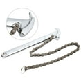 thumbnail image 1 of Cadenas ponga de tubería, Llave de Cadena de 156 mm Diámetro de Ajuste Maxium Diámetro Cromado de Acero Vanadium Ajustable Para MantenimientO, 1 of 7