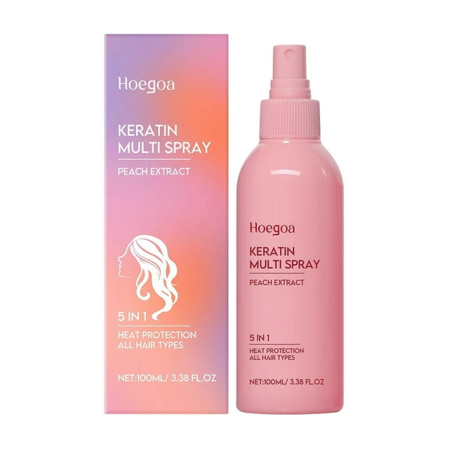 Keratin hair conditioner, gentle, moisturizing, smooth, and reduces frizz. Daily hair spray.