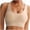 Beige, variant on AHTJRT Sports Bras for Women Molded Cup Removable Pads Stretchy High Impact Workout Bras Racerback Yoga Gym Bralettes Beige M