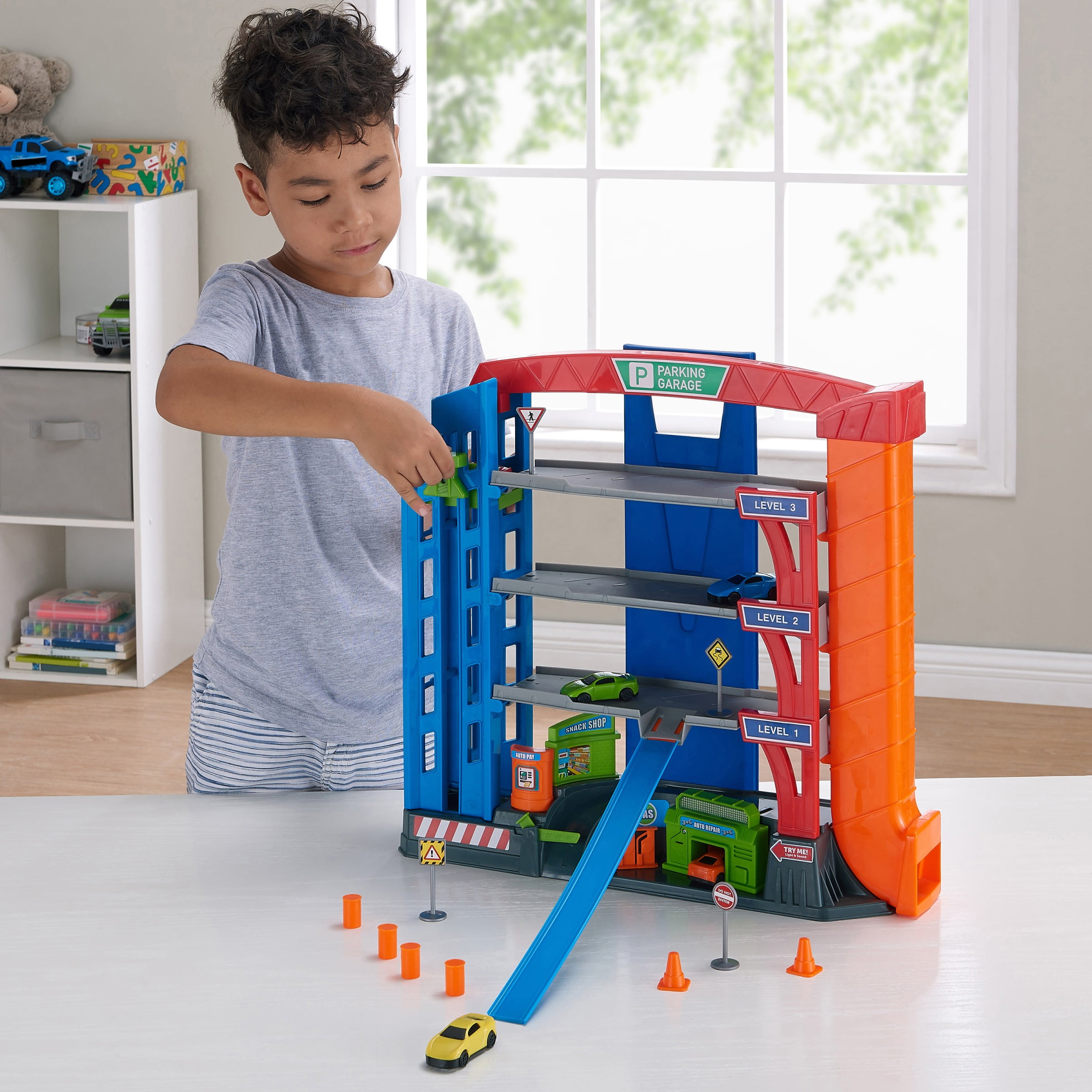 parking garage toy walmart