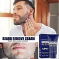 thumbnail image 3 of Men's Permanent Hair Beard Removal Cream, Permanent Hair Removal Cream for Men, Mild Depilatory Fresh Boost Men's Beard Hair Removal, 3 of 5