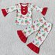 thumbnail image 1 of Conjunto de ropa de dormir de invierno para niños y niñas, conjunto de ropa de dormir con mangas Rojas, camisa de coche de árbol, pantalones con volantes, conjunto de pijamas, venta al por mayor, 1 of 2