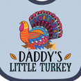 thumbnail image 4 of Inktastic Thanksgiving Daddy Little Turkey Boys or Girls Baby Bib, 4 of 4