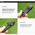 thumbnail image 2 of Soidarity 12 clips de lona para lona, ​​abrazaderas de agarre de bloqueo resistentes, tornillo de pulgar, clip para tienda de campaña, juego carpas, 2 of 6