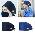 thumbnail image 2 of Women's and Men's Caps Working Hat Scrub Hats Nurse Hat Adjustable Doctor Hat Surgical Caps, 2 of 8